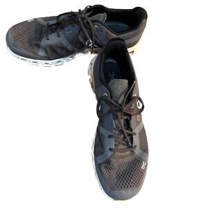 On Cloud Womens Cloudflow Running Shoes 9 Gray Rock Rose Comfort Sneakers Casual